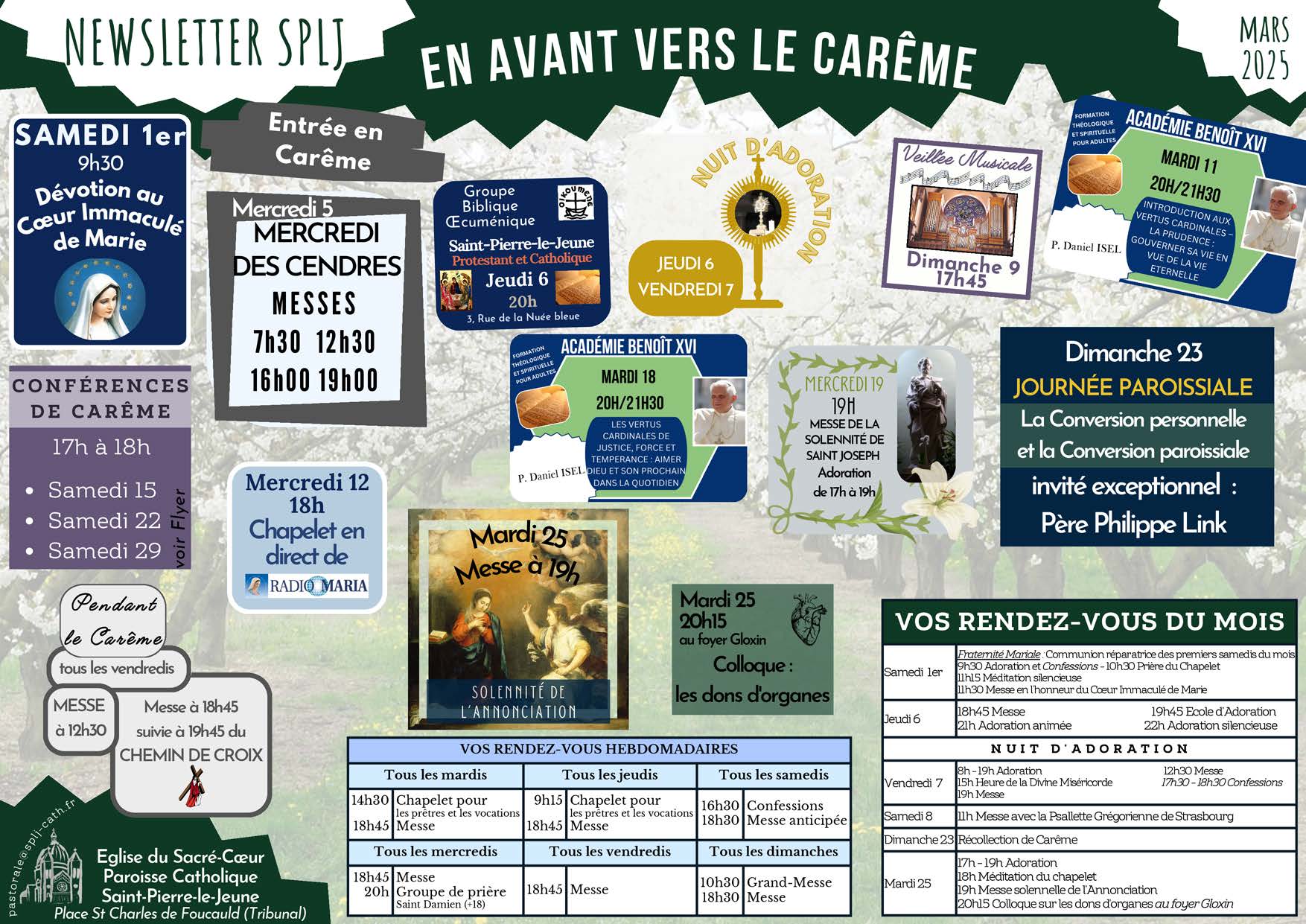 Newsletter mars 2025