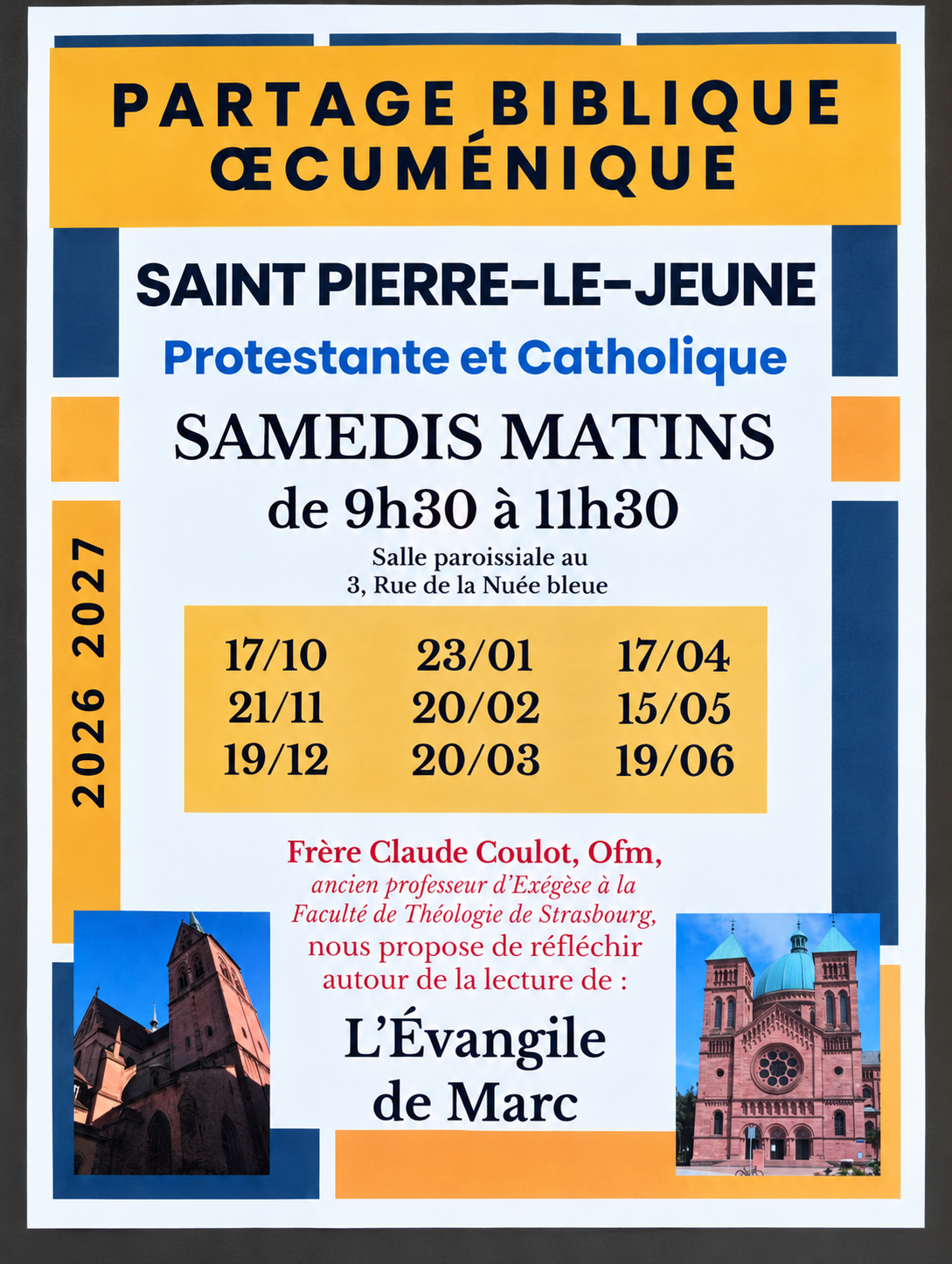 Affiche groupe biblique oecuménique