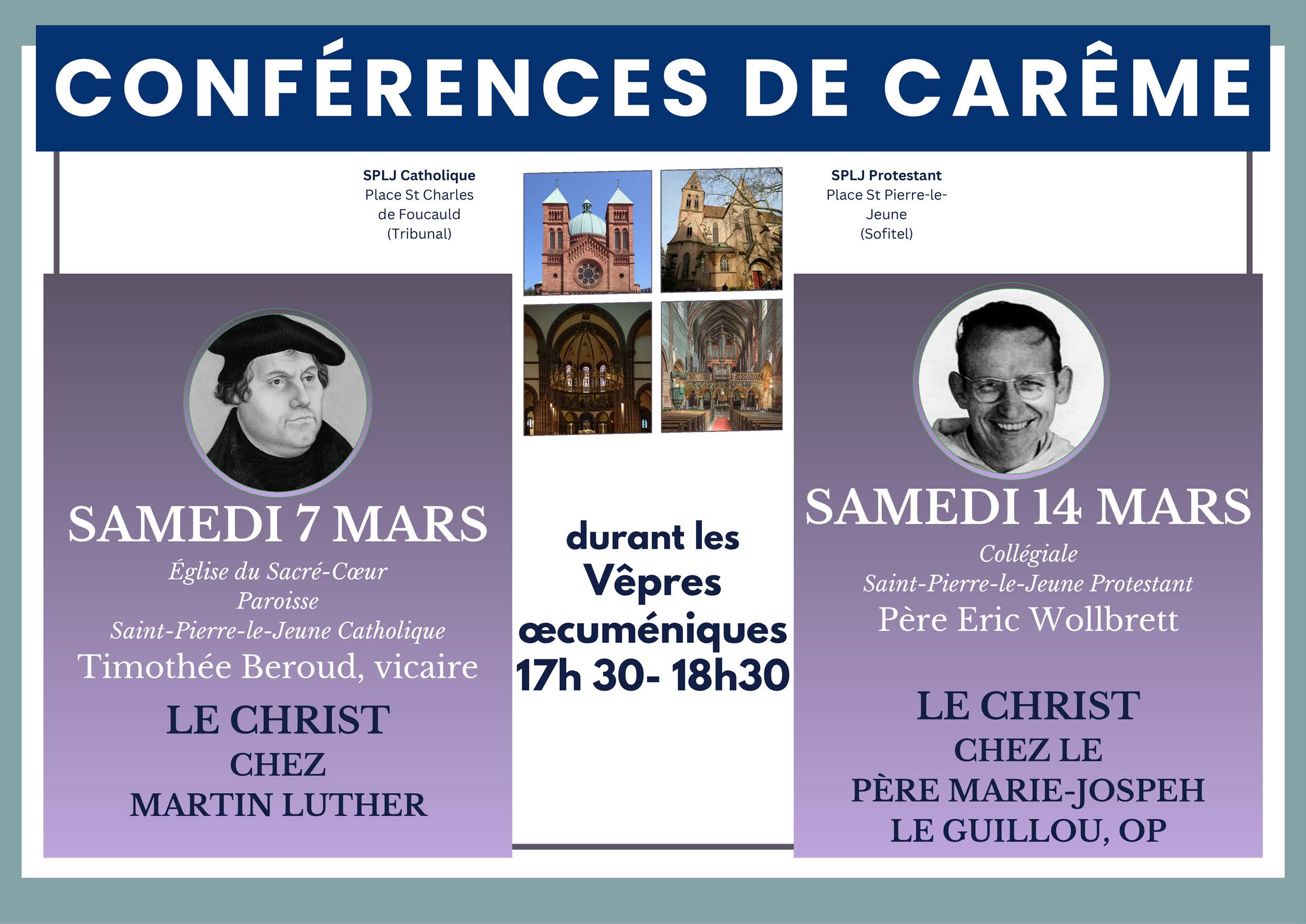Conférences de Carême 2026