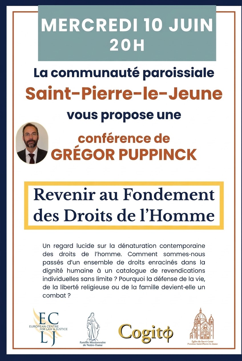 Conférence de Gregor Puppinck